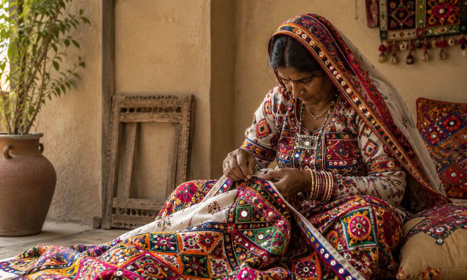 Lippan Embroidery